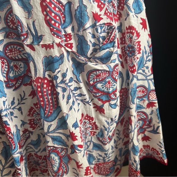 Dory 100% Cotton Floral Dress w/Pockets, Size Medium - Picture 4 of 4